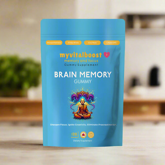 Nootropic Gummies 120ct, for Mental Clarity, Focus & Energy